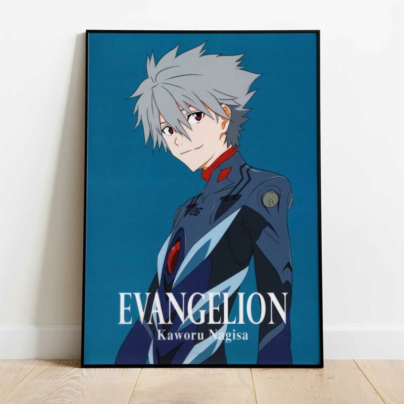 Kaworu Nagisa Neon Genesis Evangelion Anime Poster