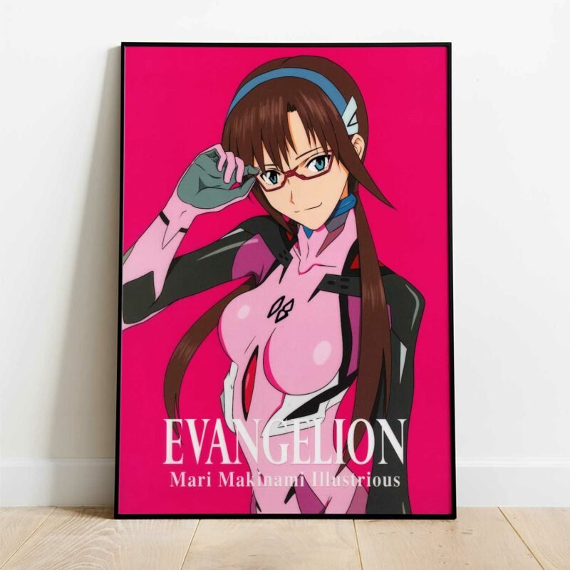Mari Makinami ILLustrious Neon Genesis Evangelion Anime Poster