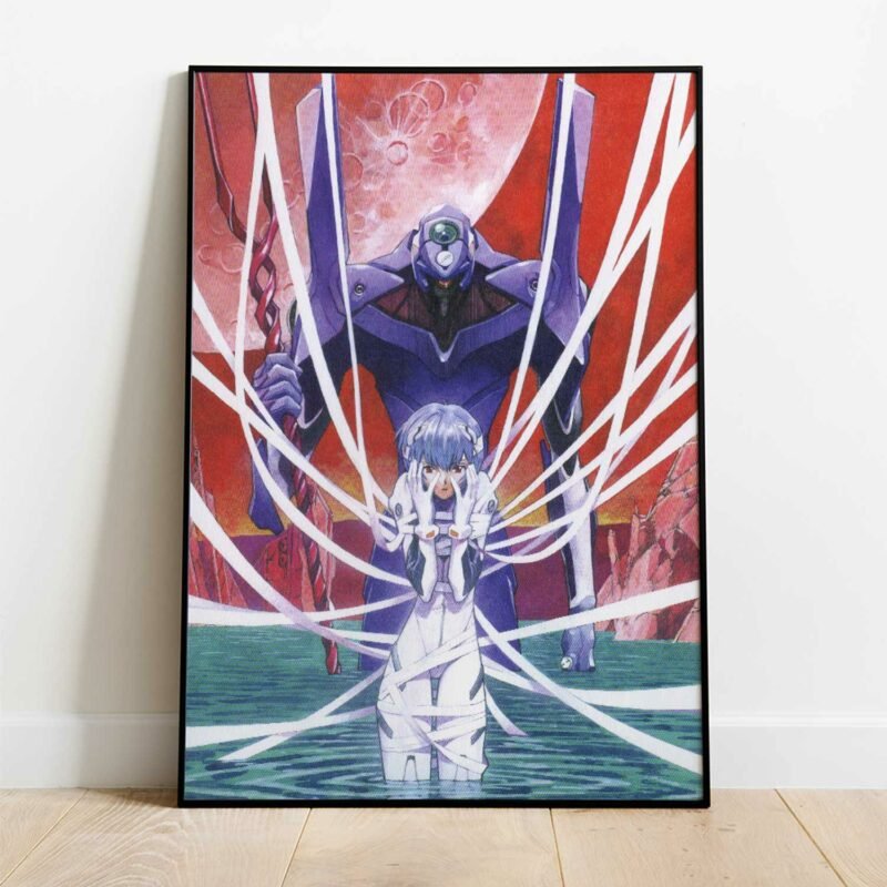 Rei Ayanami Neon Genesis Evangelion Anime Poster