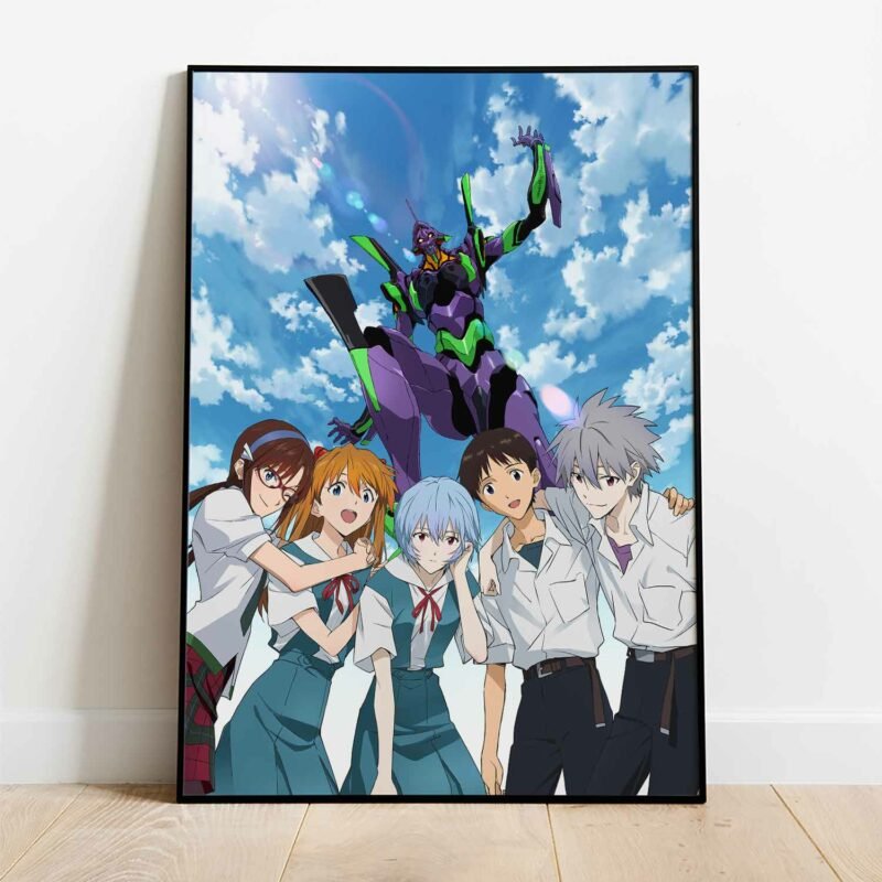 Classic Evangelion Neon Genesis Evangelion Anime Poster