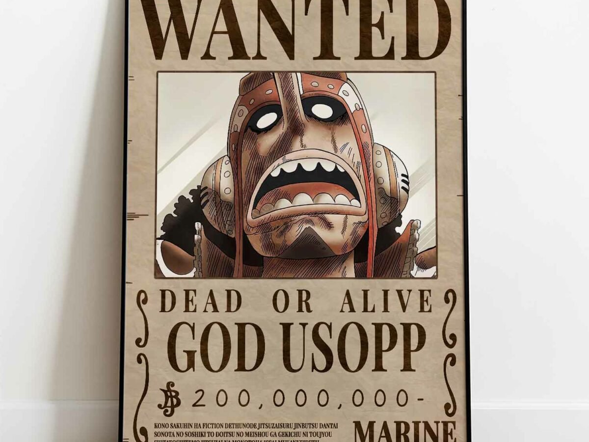 Poster Wanted Ussop nouvelle prime