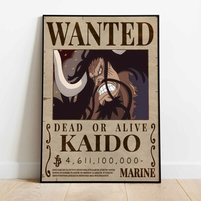 One Piece Kaido Wanted Poster