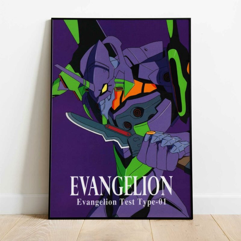 Evangelion Unit 01 Nagisa Neon Genesis Evangelion Anime Poster