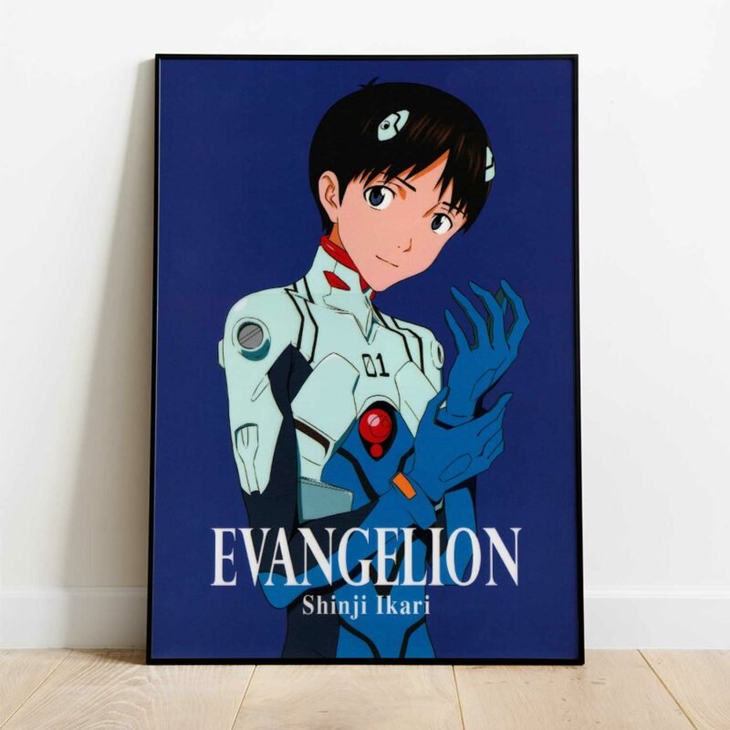 Shinji Neon Genesis Evangelion Anime Poster