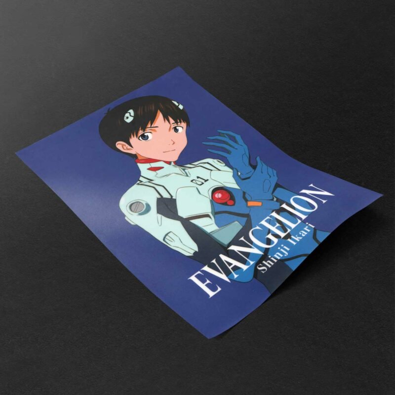 Shinji Neon Genesis Evangelion Poster