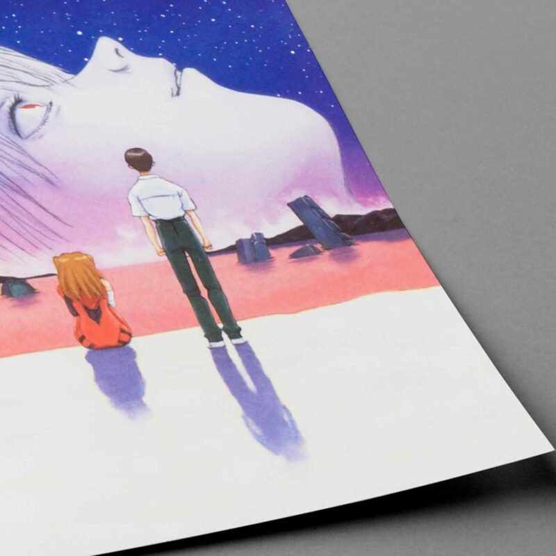 Neon Genesis Evangelion Anime Closeup Poster