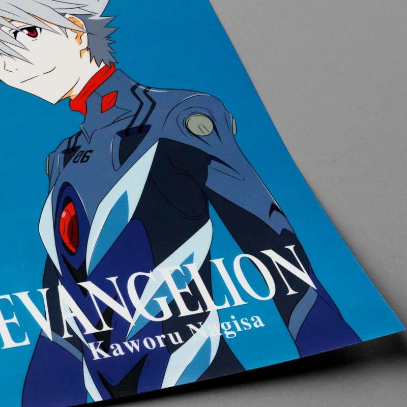 Kaworu Nagisa Neon Genesis Evangelion Anime Closeup Poster