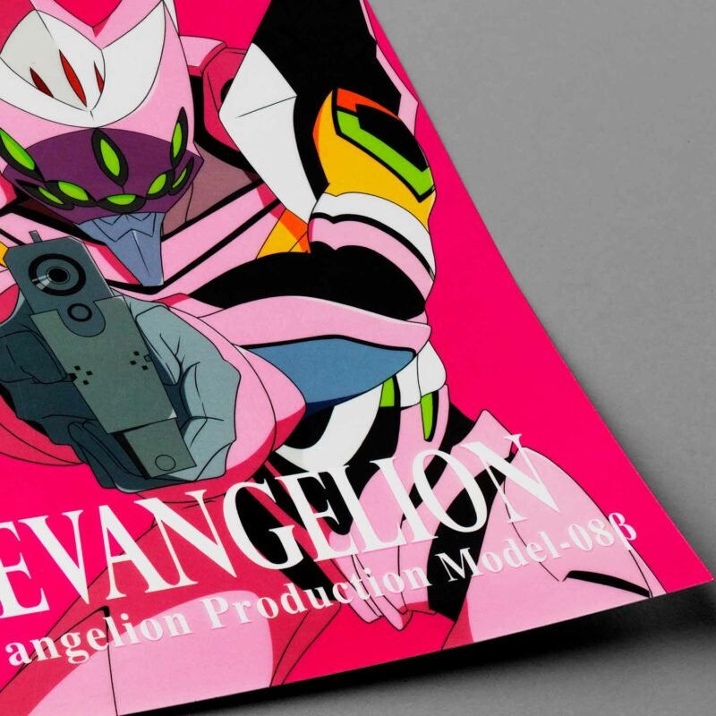 Evangelion 088 Neon Genesis Evangelion Anime Closeup Poster