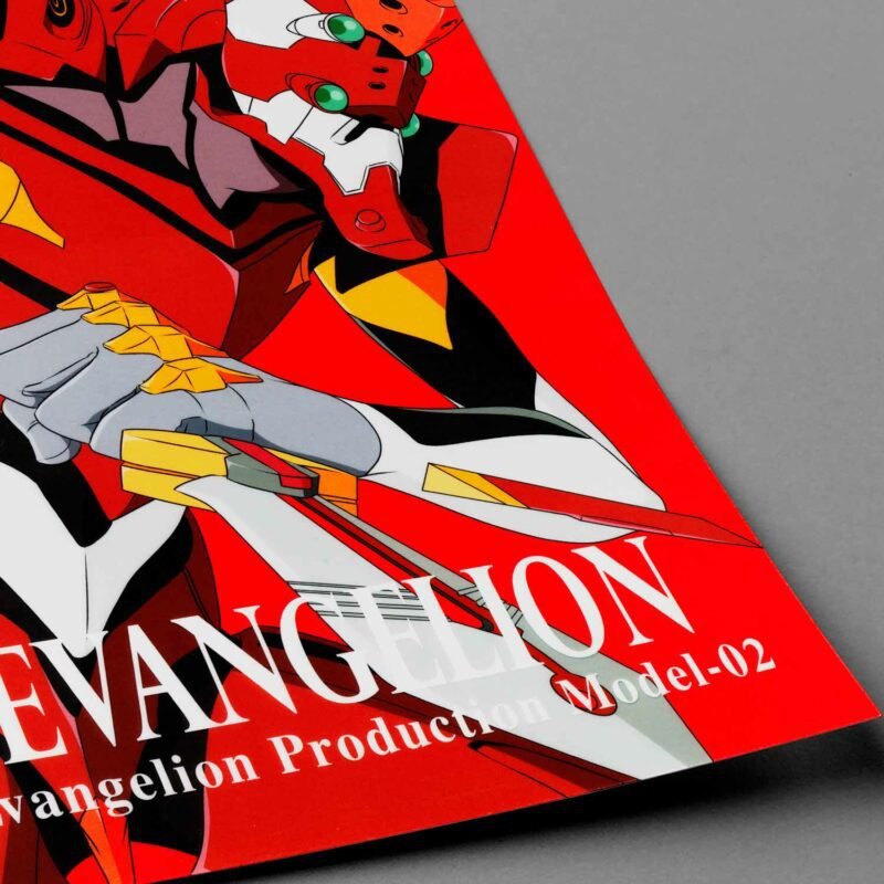 Evangelion Unit 02 Neon Genesis Evangelion Anime Closeup Poster