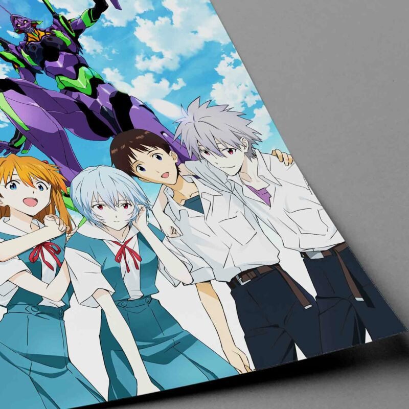 Classic Evangelion Neon Genesis Evangelion Anime Poster