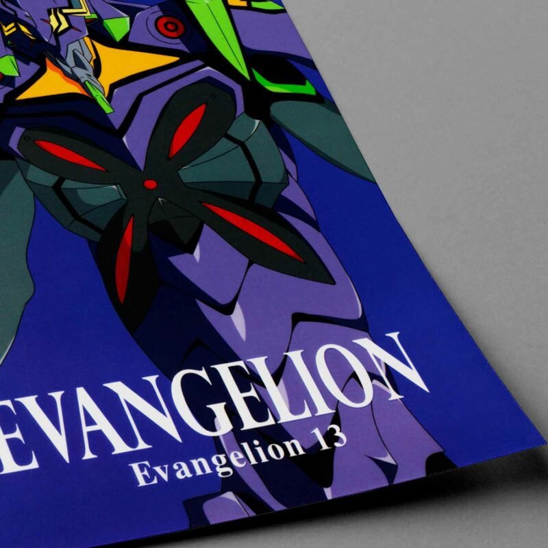 Evangelion 13 Neon Genesis Evangelion Anime Closeup Poster