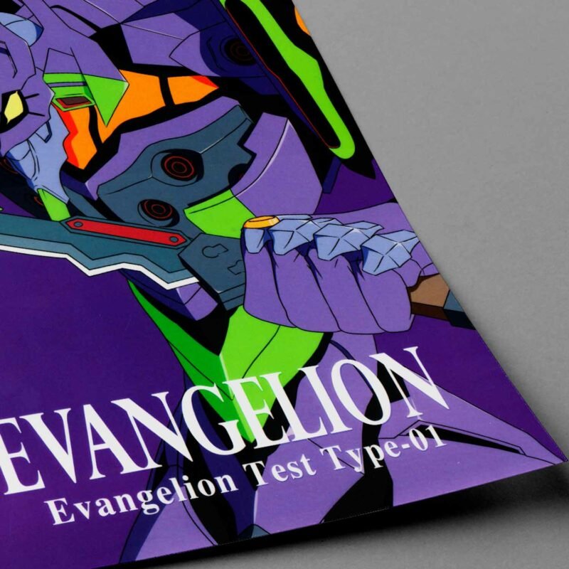 Evangelion Unit 01 Nagisa Neon Genesis Evangelion Anime Closeup Poster
