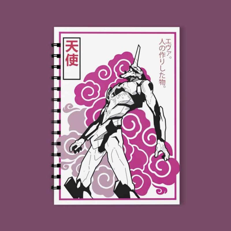 Angel Neon Genesis Evangelion Closeup Spiral Notebook