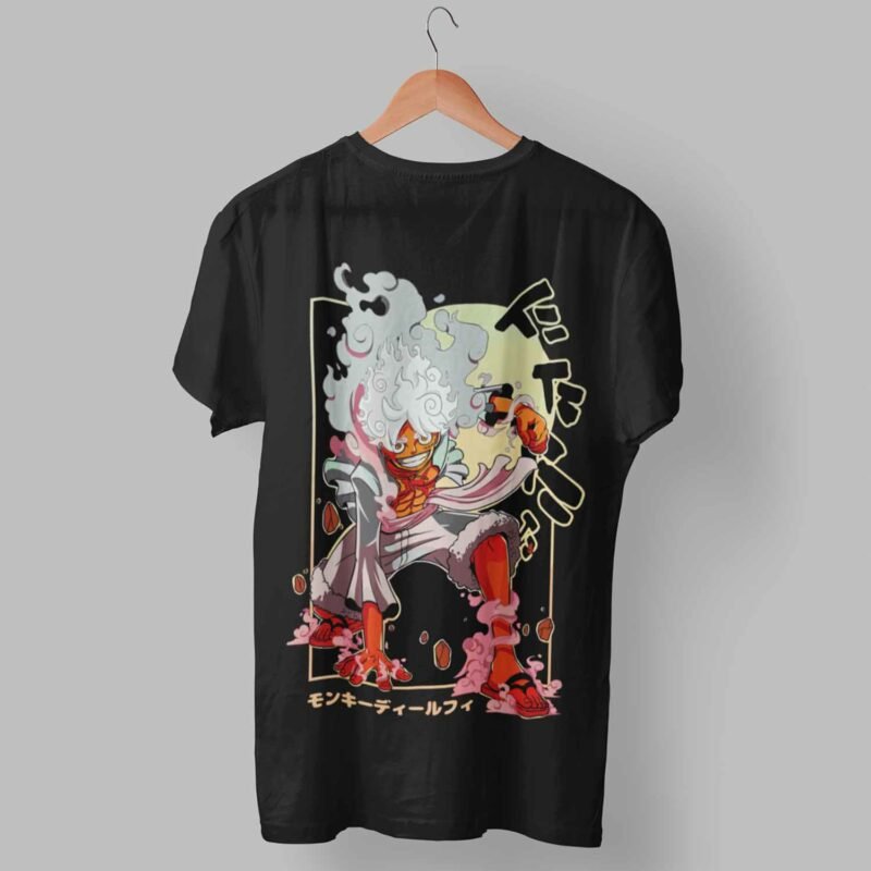Luffy One Piece Anime Black Shirt
