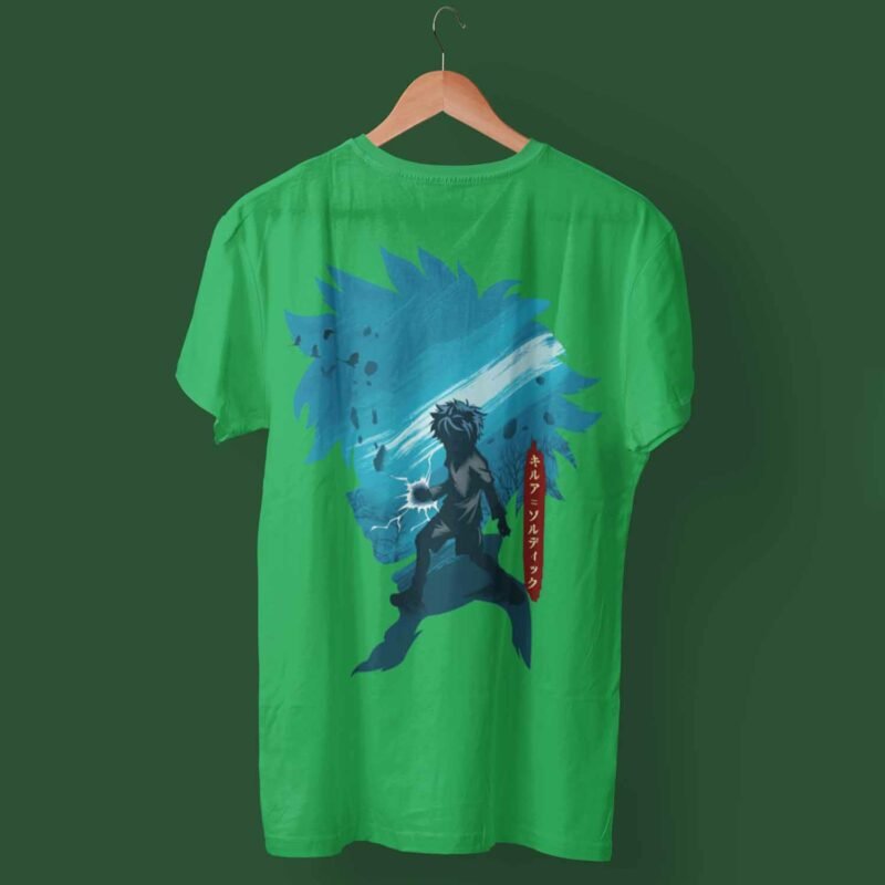 Killua Zoldyck Hunter x Hunter Anime Irish Green T-Shirt