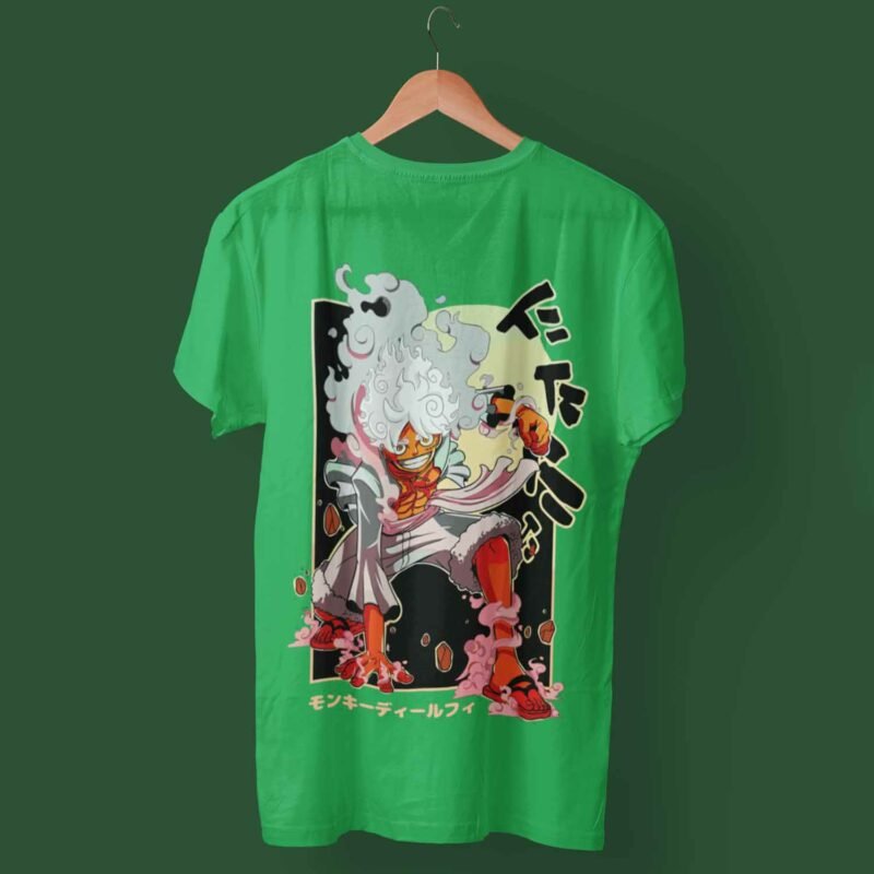 Luffy One Piece Anime Irish green Shirt