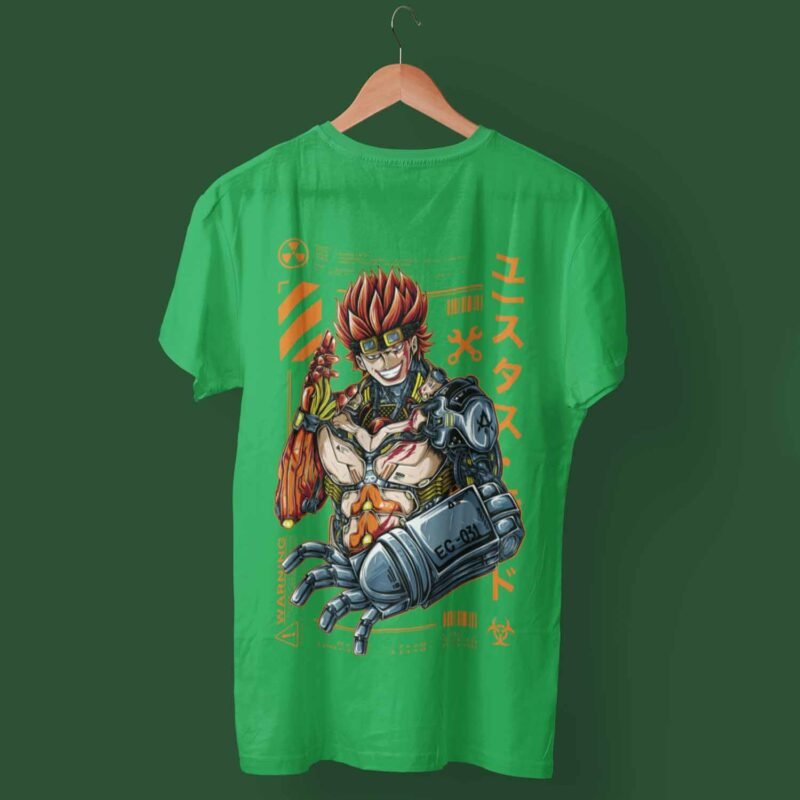 Eustass Kid One Piece Anime Irish green Shirt