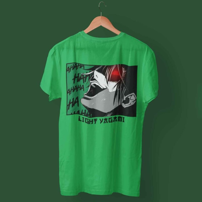 Light Yagami Death Note Anime Irish green T-Shirt