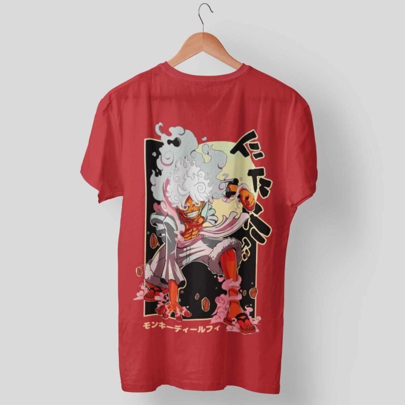 Luffy One Piece Anime Red Shirt