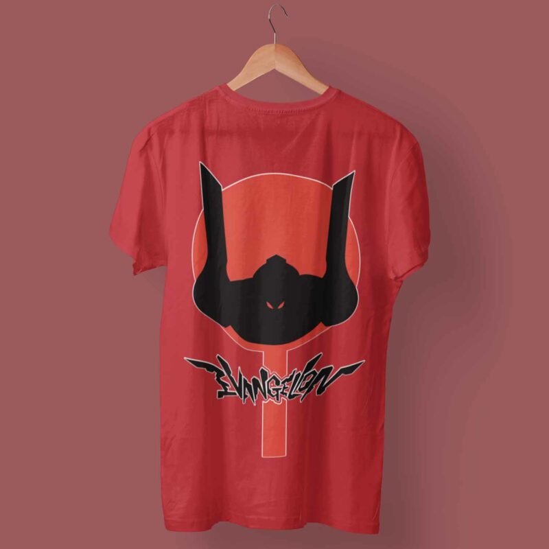 Evangelion Neon Genesis Evangelion Anime Red T-Shirt