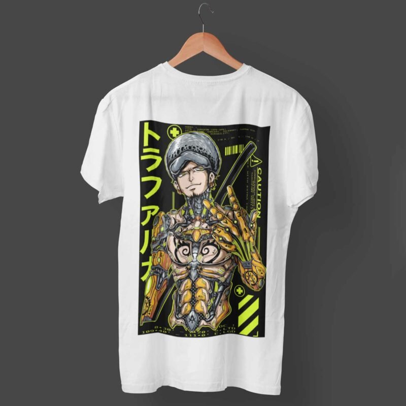 Trafalgar D. Water Law One Piece Anime White Shirt