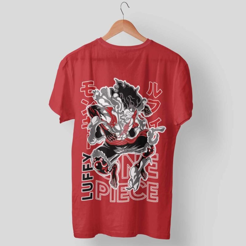 Monkey D. Luffy One Piece Anime red Shirt