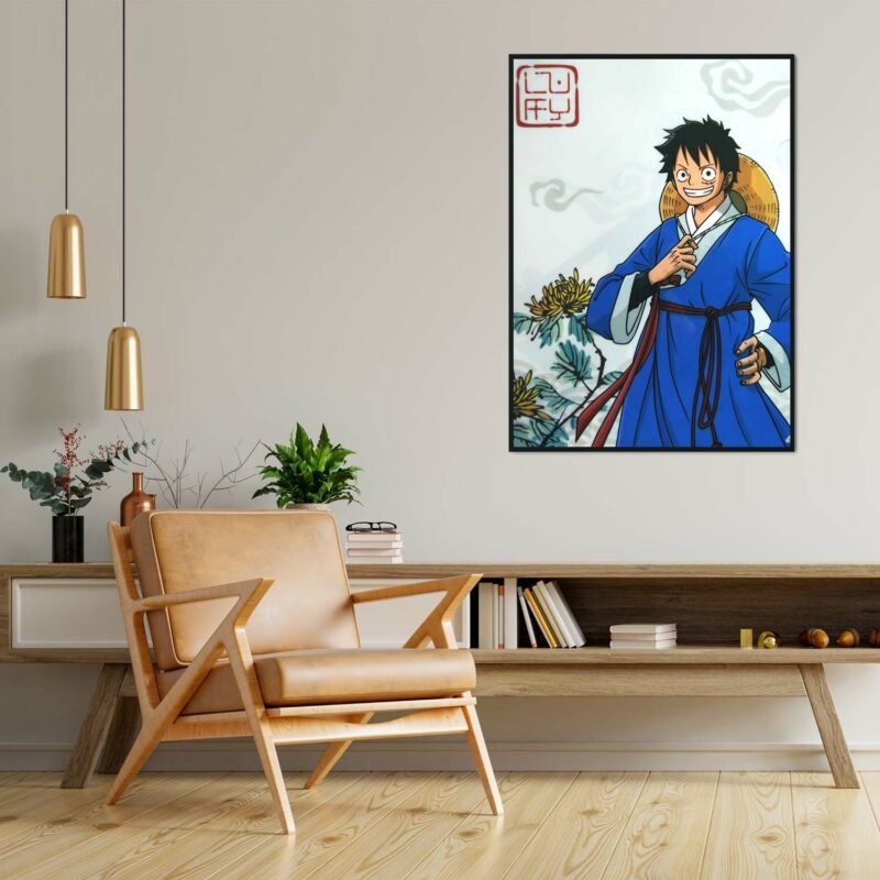 Luffy One Piece hanging Poster