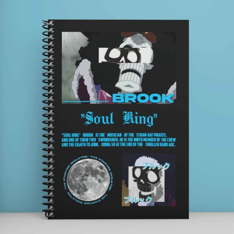 Brook One Piece Spiral Notebook