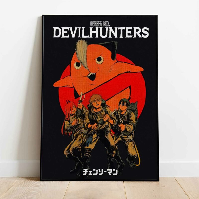 Devil Hunters Chainsaw Man Poster