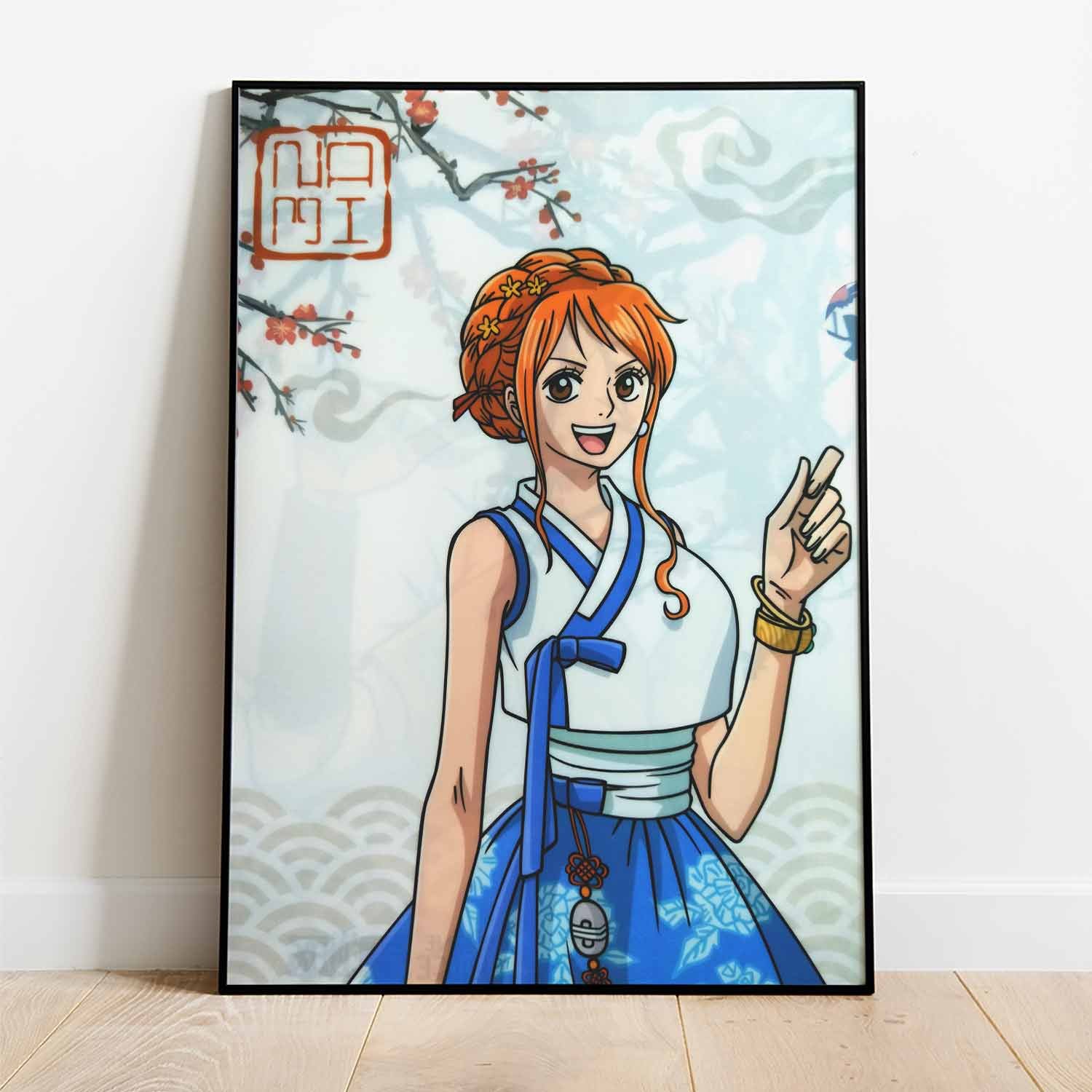 Poster: Một tấm poster One Piece với hình ảnh sắc nét, màu sắc tươi sáng và cùng hình ảnh những nhân vật trong bộ anime sẽ truyền đạt nhiều tâm trạng và liên tưởng đến những chuyến phiêu lưu của nhóm hải tặc Mũ Rơm.