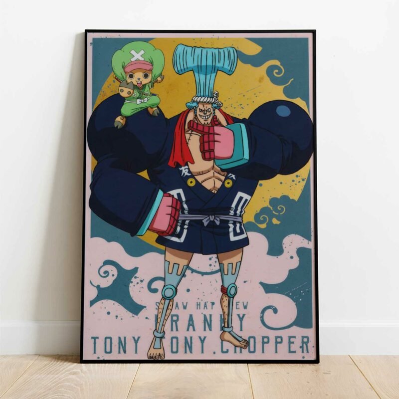 Franky and Tony Chopper One Piece Poster
