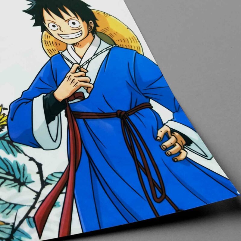 Luffy One Piece closeup Poster