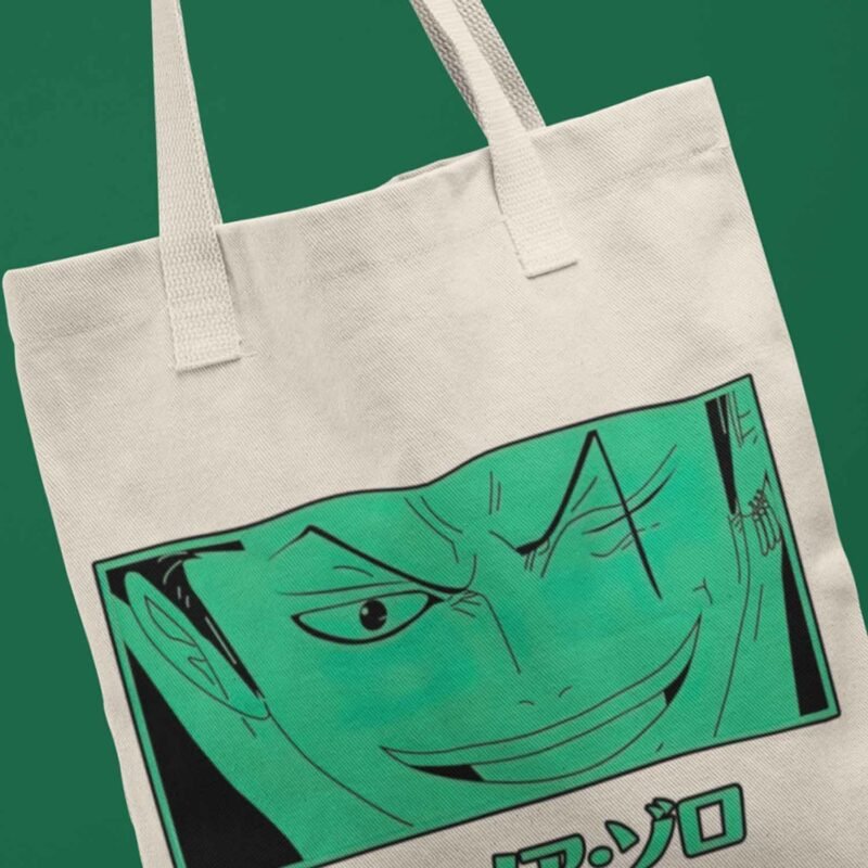 Roronoa Zoro One Piece closeup Tote Bag