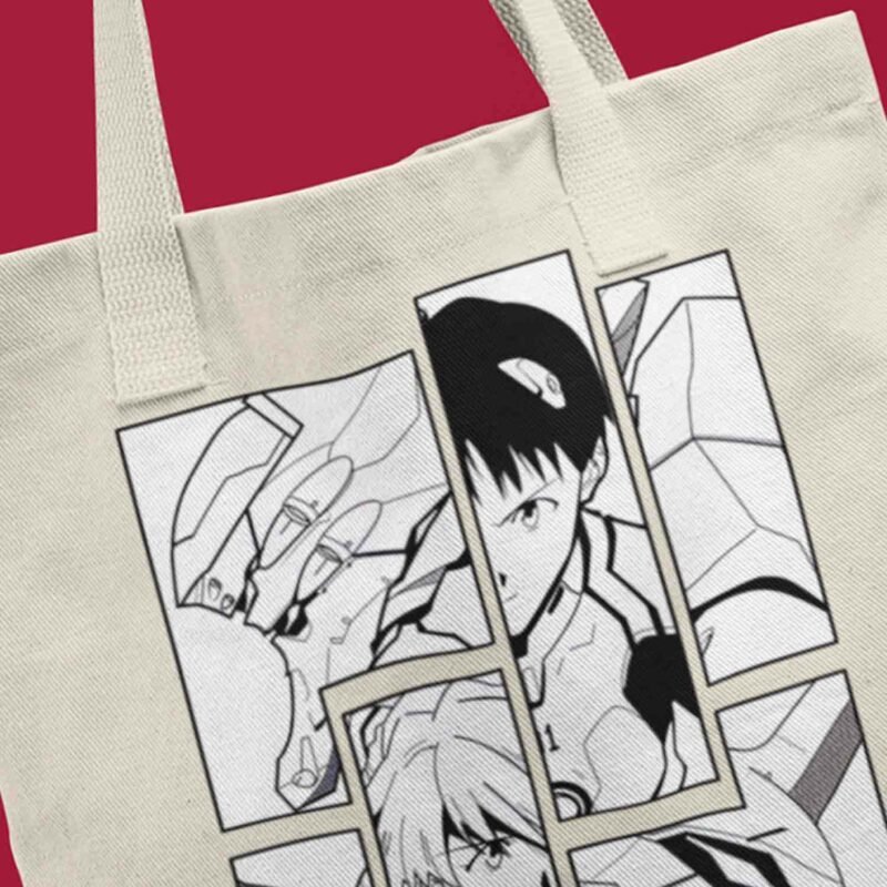 Neon Genesis Evangelion Anime Tote Bag