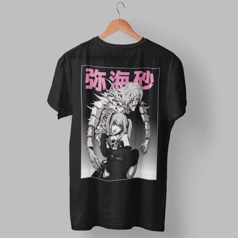Misa Death Note Anime Black T-shirt