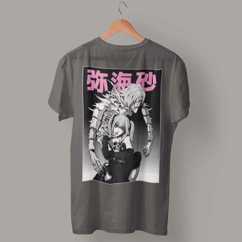 Misa Death Note Anime Charcaol T-shirt