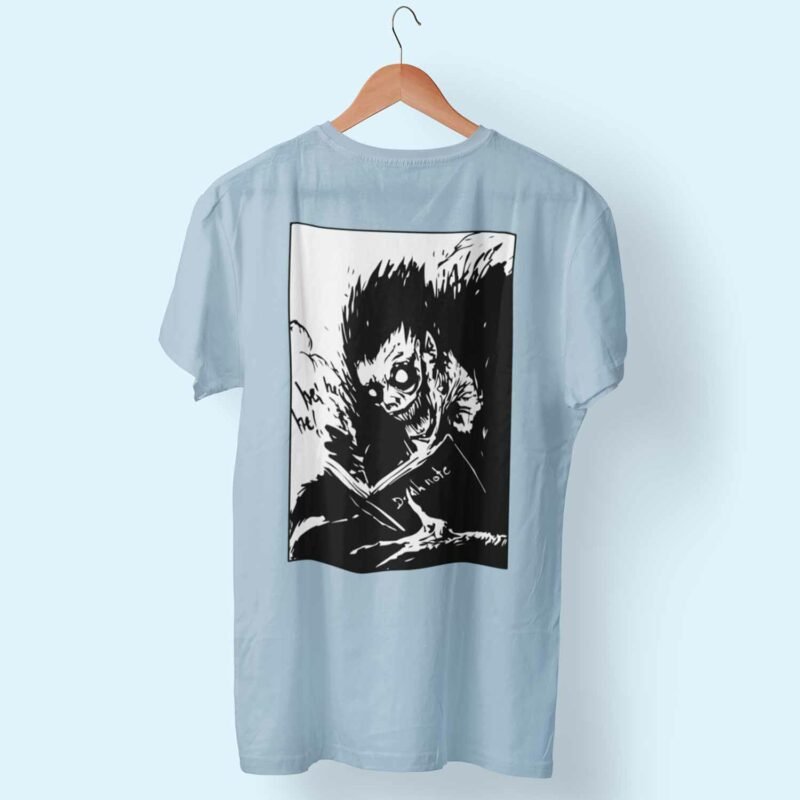 Ryuk Death Note Anime Light Blue T-shirt