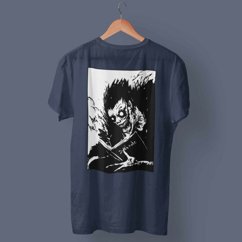 Ryuk Death Note Anime Navy T-shirt