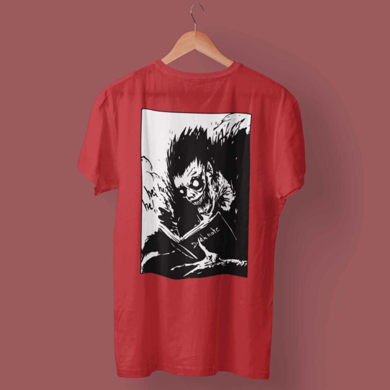 Ryuk Death Note Anime Red T-shirt