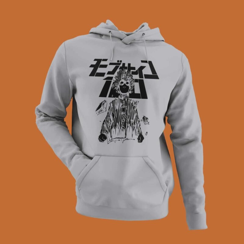 Mob Psycho 100 Shigeo Kageyama Sports Grey hoodie