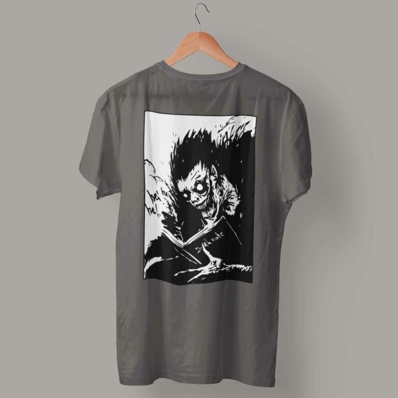Ryuk Death Note Anime charcaol T-shirt