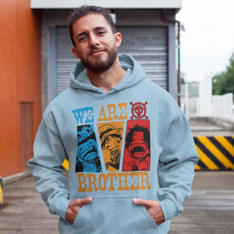 We are Brothers One Piece male Hoodie