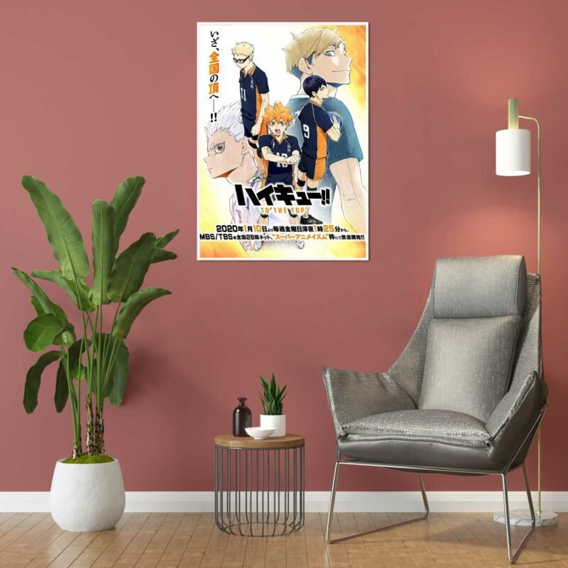 Haikyuu Season 4 Anime hanging Poster