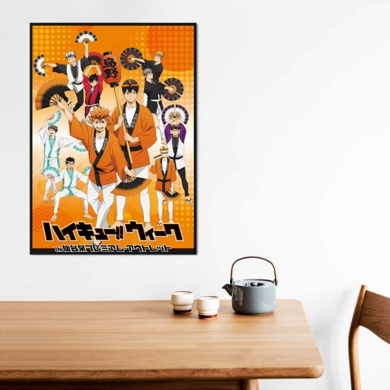 Haikyuu Volleyball Team Anime hanging Poster