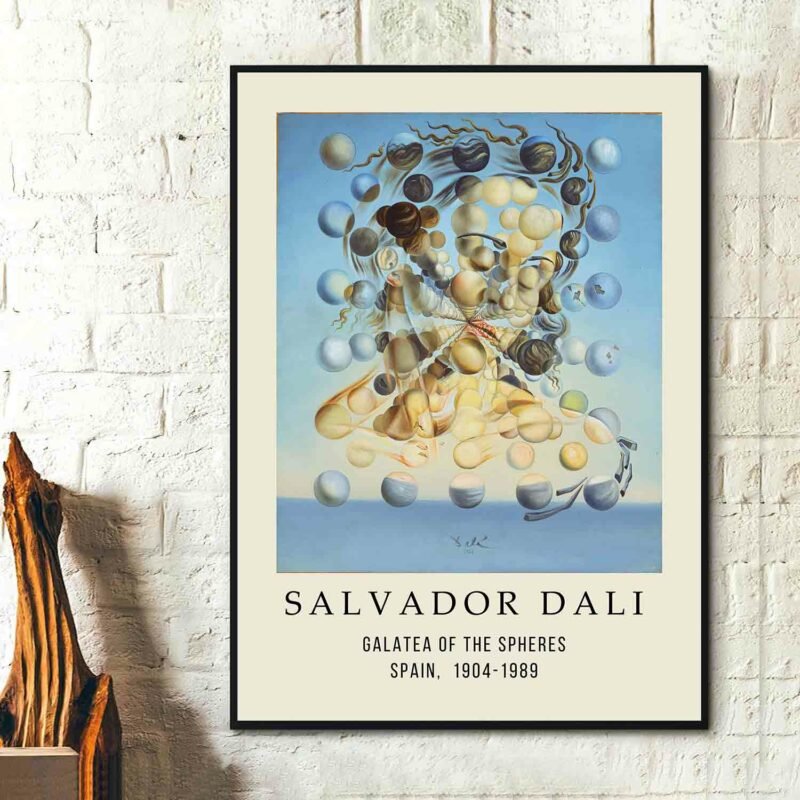 Salvador Dali Galatea of the Spheres Poster