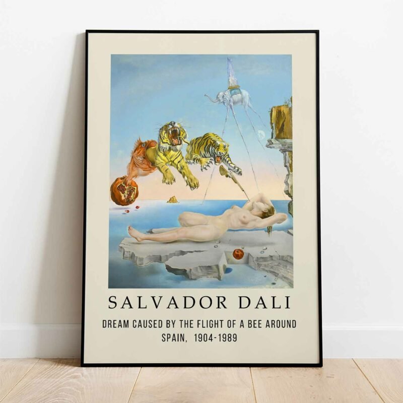 Salvador Dali Dream Caused by The Flight of a Bee Around Poster