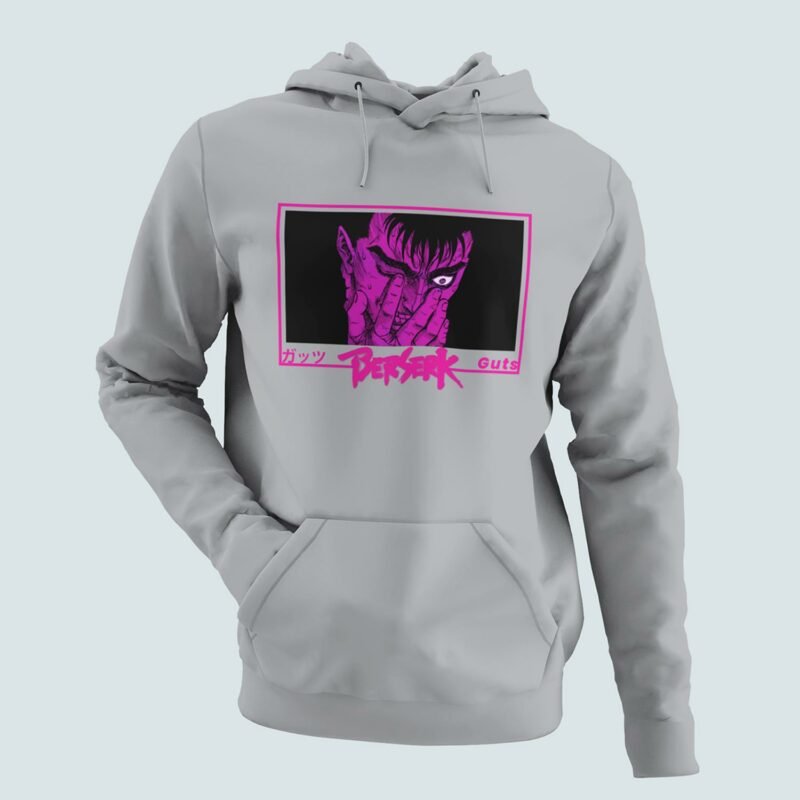 Berserk Guts Eyes Sports Grey Hoodie