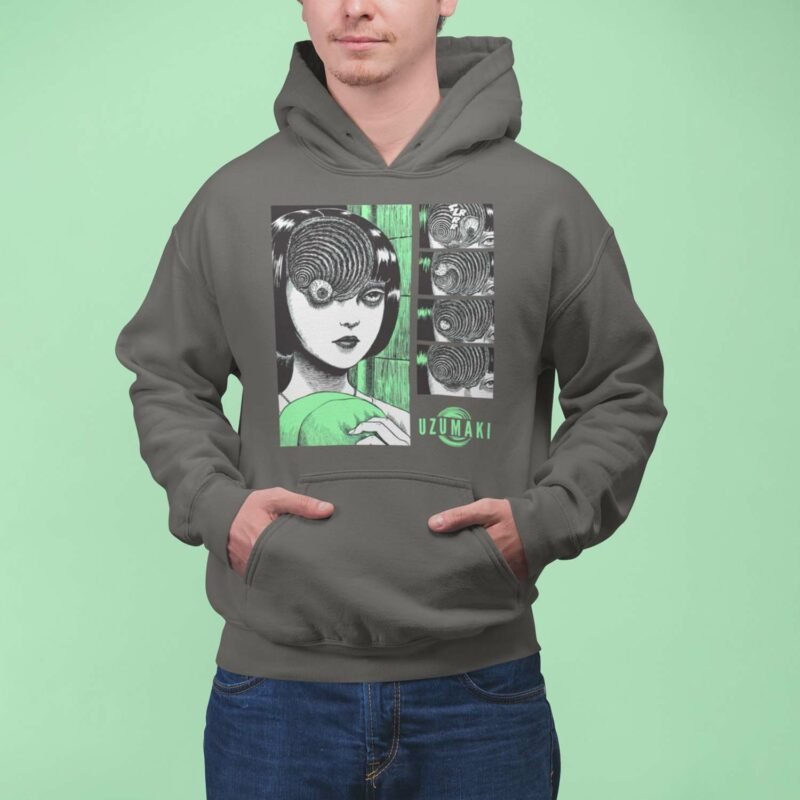 Junji Ito Tomie Pullover Charcaol Hoodie