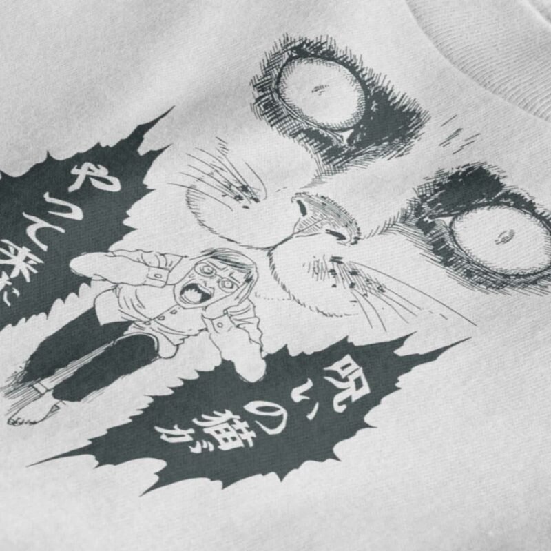 Junji Ito Yon And Mu Cats Manga T-Shirts