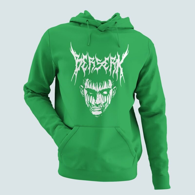 Guts Rage Berserk Irish Green Hoodie